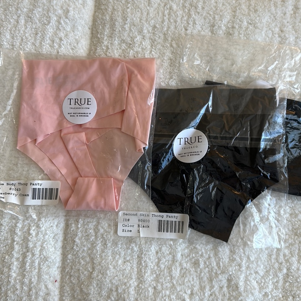 True & Co Second Skin Thong Panty